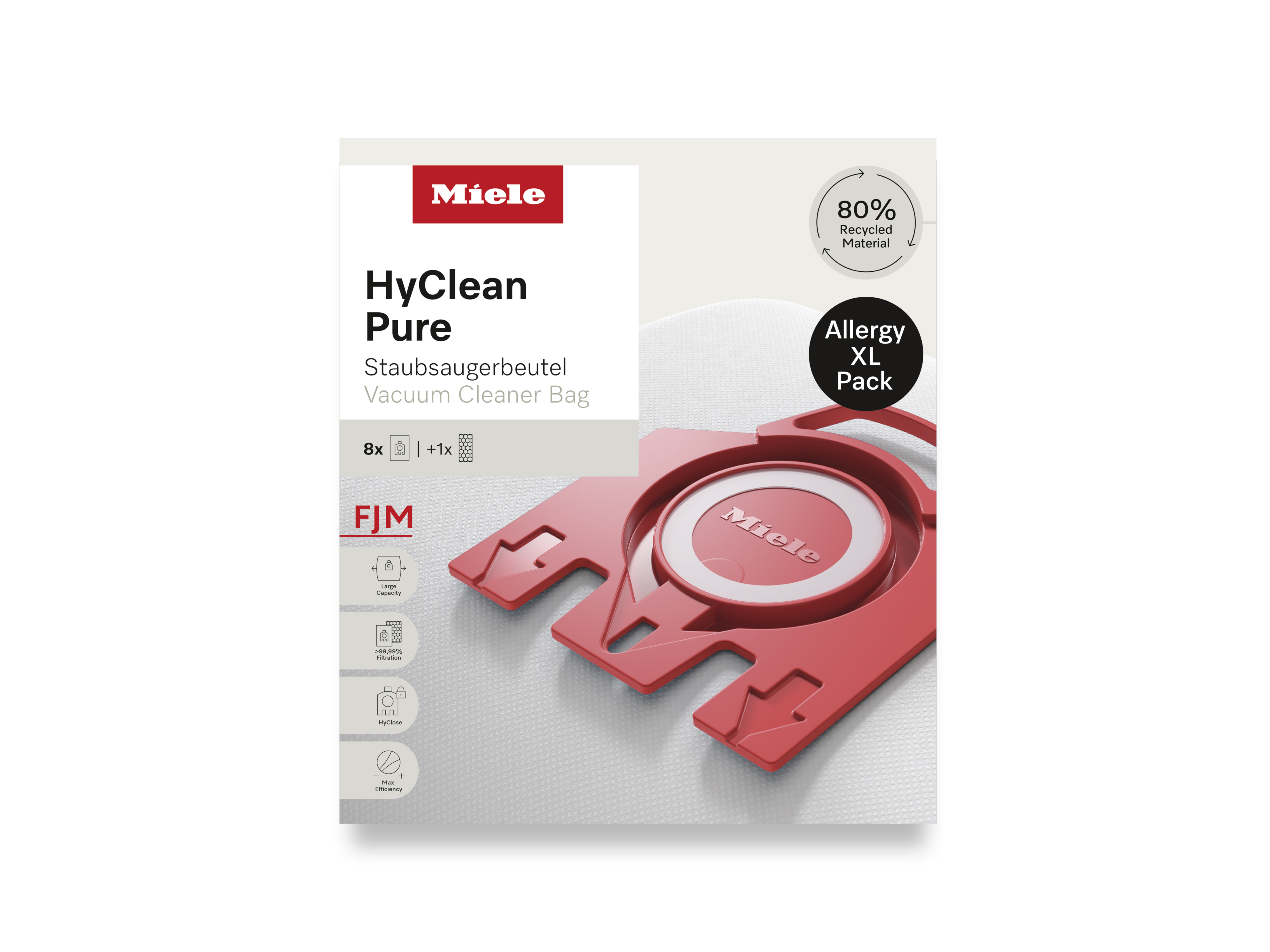 Комплект мешков-пылесборников HyClean Pure FJN Allergy XL Miele в официальном магазине Miele в Владивостоке, доставка в пределах Владивостока и России. Артикул 12498190. Лучшие цены, самый большой каталог в России, техника в наличии, быстрая доставка. Комплект мешков-пылесборников HyClean Pure FJN Allergy XL Miele купить в Владивостоке | Всегда в наличии! | Артикул 12498190 | Официальный сайт
