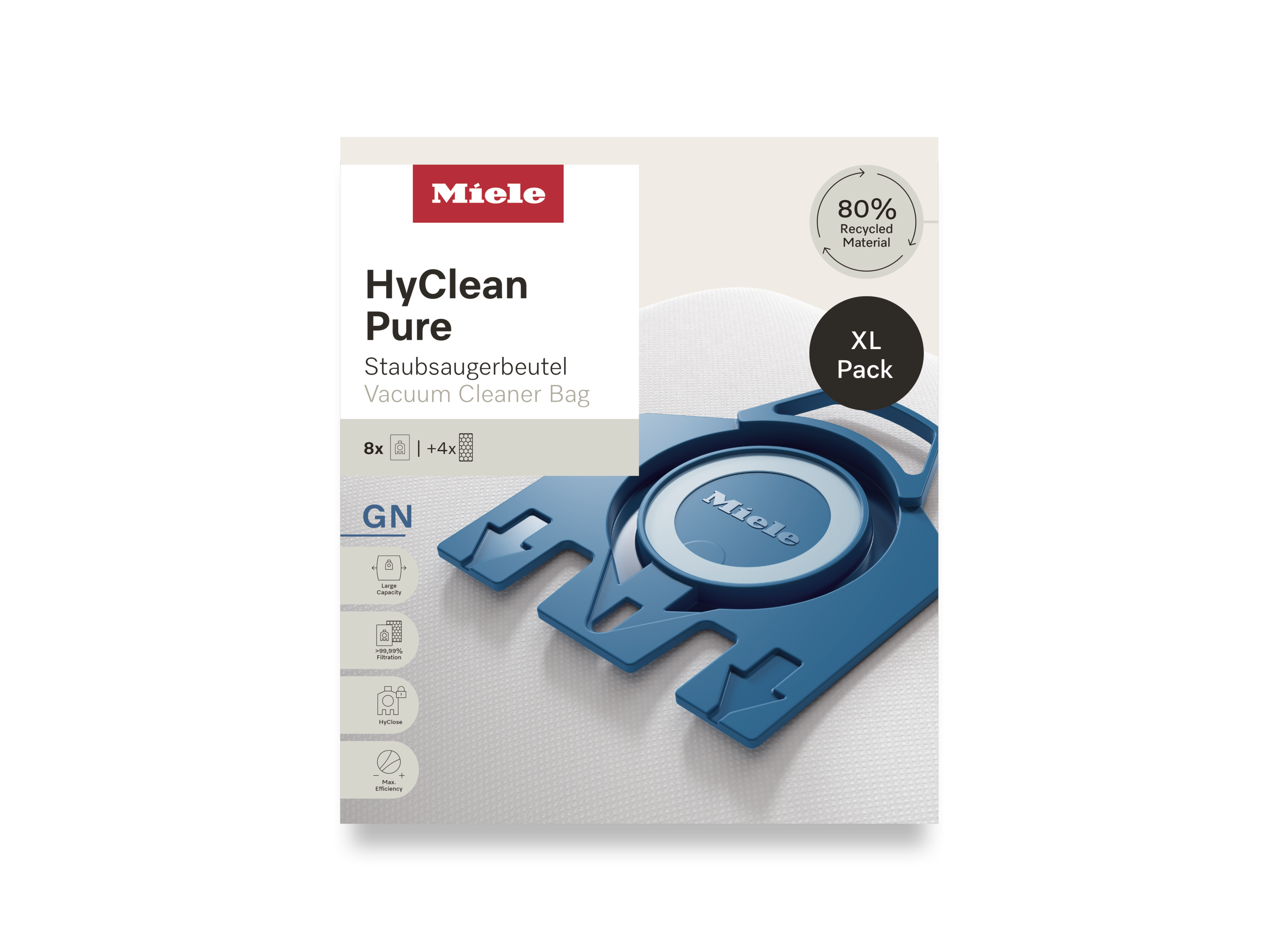 Комплект мешков-пылесборников HyClean Pure GN XL Miele в официальном магазине Miele в Владивостоке, доставка в пределах Владивостока и России. Артикул 12497870. Лучшие цены, самый большой каталог в России, техника в наличии, быстрая доставка. Комплект мешков-пылесборников HyClean Pure GN XL Miele купить в Владивостоке | Всегда в наличии! | Артикул 12497870 | Официальный сайт