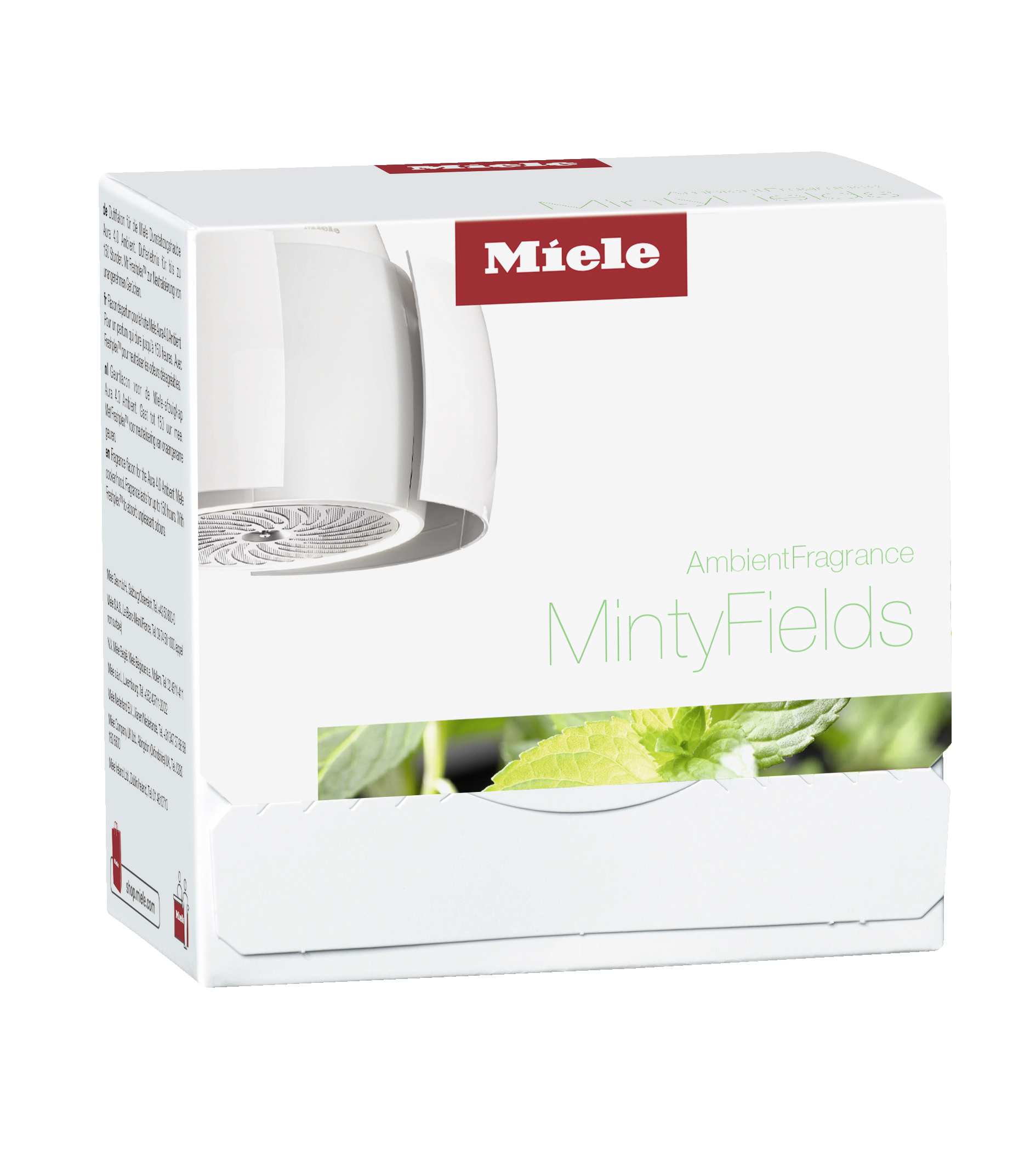 Ароматизатор для вытяжки Aura MintyFields AF MF 151 L Miele в официальном магазине Miele в Владивостоке, доставка в пределах Владивостока и России. Артикул 11385870. Лучшие цены, самый большой каталог в России, техника в наличии, быстрая доставка. Ароматизатор для вытяжки Aura MintyFields AF MF 151 L Miele купить в Владивостоке | Всегда в наличии! | Артикул 11385870 | Официальный сайт