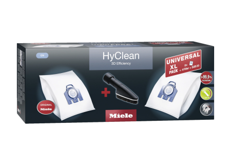 Комплект мешков-пылесборников Universal XL pack HyClean 3D GN Miele купить в Владивостоке | Всегда в наличии! | Артикул 11476550 | Официальный сайт